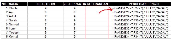 Rumus Fungsi Microsoft Excel Lengkap Contoh Dan Penjelasan Yanaswastika 7580