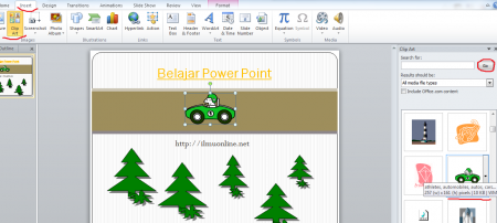 animasi power point 450x202 Cara Membuat Animasi di PowerPoint