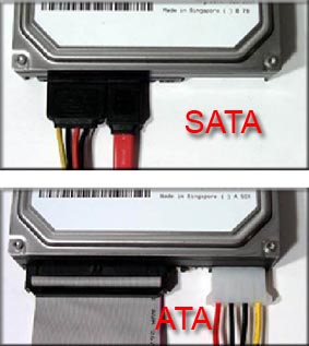 kabel SATA dan ATA Perbedaan Kabel SATA dan Kabel ATA