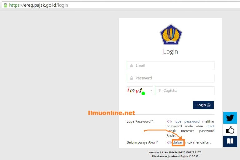 cara mendaftar NPWP Pribadi online