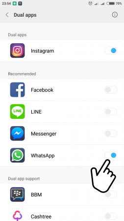cara menggunakan dua akun Whatsapp di satu smarpthone android
