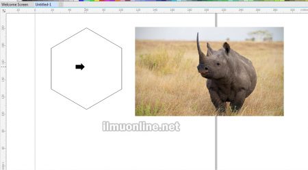 Cara memasukan gambar atau objek ke objek lain di coreldraw Cara Memasukan Gambar atau Objek ke Objek Lain di Coreldraw