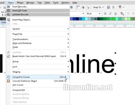 Halo para pembaca ilmuonline dimanapun kalian berada Cara Edit Text dengan Shape Tool di Coreldraw