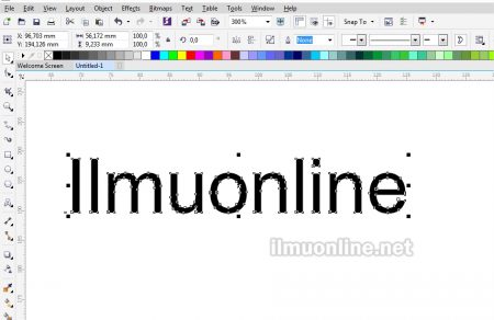 Halo para pembaca ilmuonline dimanapun kalian berada Cara Edit Text dengan Shape Tool di Coreldraw