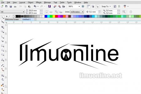 Halo para pembaca ilmuonline dimanapun kalian berada Cara Edit Text dengan Shape Tool di Coreldraw