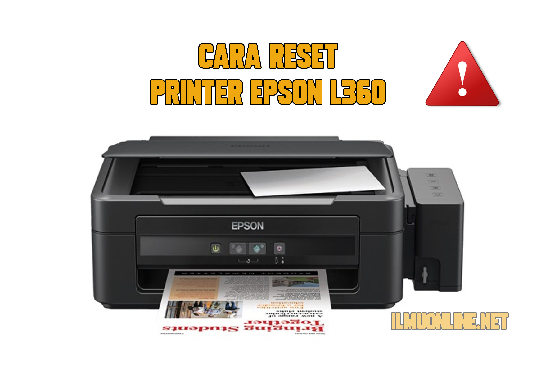 Cara Reset Printer Epson L360 (100% Work)