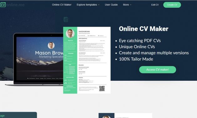 Aplikasi Untuk Membuat CV di Laptop
