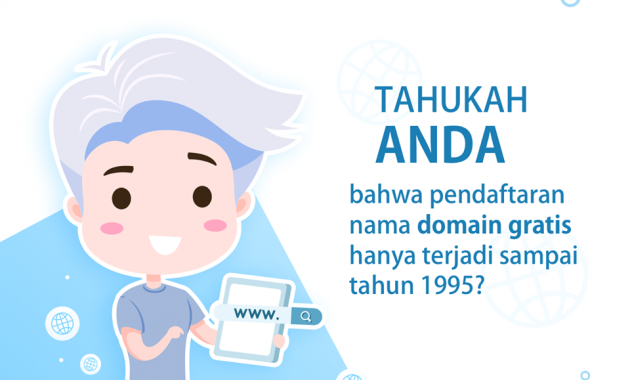 sejarah domain gratis