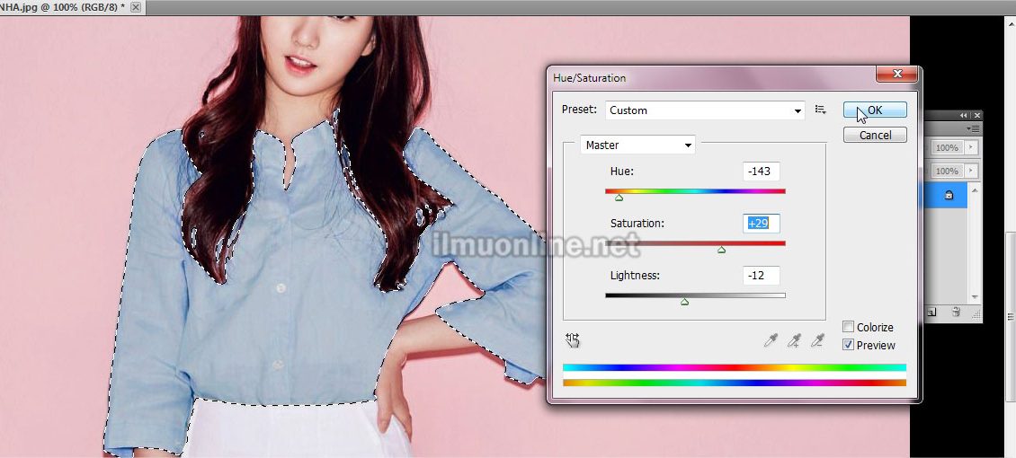 √ Cara Mengubah Warna dengan Hue /Saturation di Photoshop