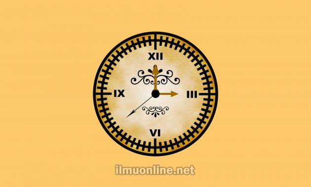 cara membuat desain jam dinding klasik di photoshop