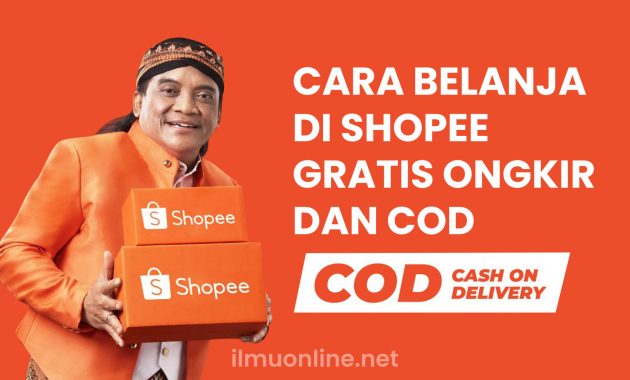 Cara Belanja di Shopee Gratis Ongkir dan COD