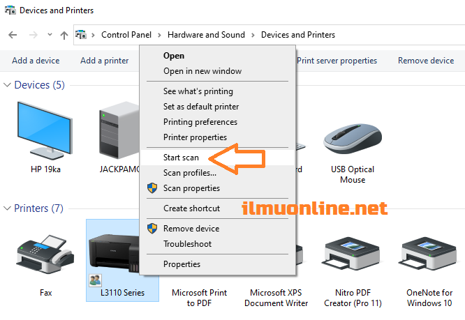 √ Cara Scan Epson L3110 Step By Step disertai Gambar